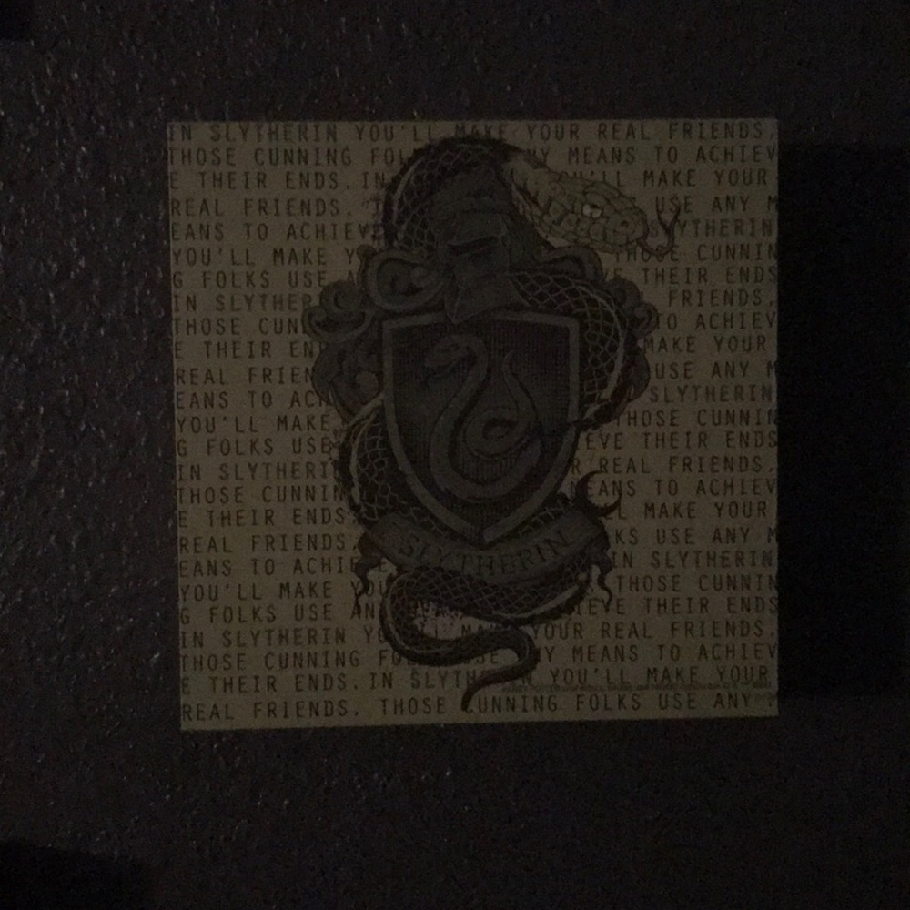 Slytherin wall art